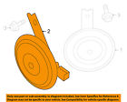 966103q000 Oem 06-14 Hyundai Sonata-horn