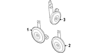96620-2g000 Kia Genuine Oem High Note Horn