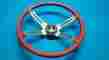 9758389 399332 Oldsmobile Cutlass 442 Red Steering Wheel 3 Spoke