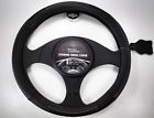 99542 Florida Freshner Steering Wheel Cover Genuine Leather Black 6397259955224