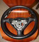 996.347.804.56.a28 Porsche 3 Spoke Black Leather Steering Wheel Part