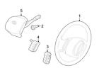 9l7z3600la Ford Brand New Genuine Oem Steering Wheel