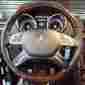 A16646092039e38 Mercedes-benz Oem W166 G Ml W463 Black Leather Burr Walnut Wood Steering Wheel