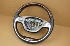 A2224605003 - 2224605003 A 222 460 50 03 Nice Mercedes Wood Black Leather Steering Wheel Oem