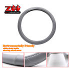 A80010-112swc081802-03 New Universal Premium Gray Soft Pu Leather Sport Steering Wheel