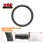 A80010-112swc081809-12 Universal Gray Pu Leather Sport Steering Wheel Cover Wave Pattern