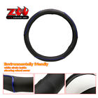 A80010-112swc081812-03 New Universal Black Pu Leather Sport Steering Wheel 608560459742