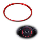 Aa3467-red Ijdmtoy Red Wheel Center Decoration Ring Cover Trim For Audi
