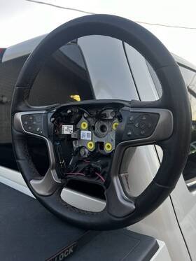 84483772 Ac Delco Steering Wheel For Gmc Sierra 1500 Truck 2014-2018 Red Stitching
