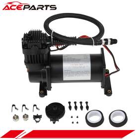 A169892pt01 Aceparts Black 12v 200psi Air Compressor Kit For Train Horns Horn Suspension