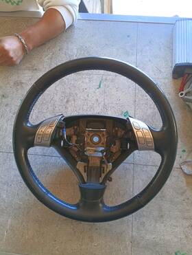 235.ac1t05 Acura 2005 Tsx Leather Wrapped Steering Wheel 6839976