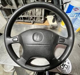 78502-st7-a81za Acura 94-01 Integra Gsr - Black Steering Wheel Oem Factory