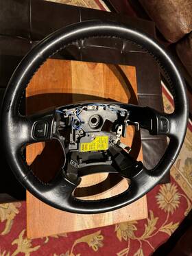 78510-sl5-a81 Acura 92 - 94 Vigor Steering Wheel And Button Assembly Black Oem