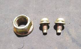Acura Honda Oem 96 97 98 99 00 Ej8 Ej6 96-00 Civic Steering Wheel Mount Nut 1 And Torx Bolt Bolts 2 Ek Em1