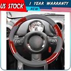 Adp11600101s Autodayplus Auto Steering Wheel Cover Grey Brown Wood Grain Pvc