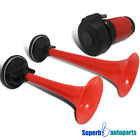 Ah-602 Superbautoparts Dual Trumpet Air Horn Red Kit 684758600653