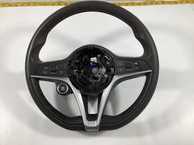 01561362810 Alfa Romeo 2017 - 2023 Stelvio Driver Steering Wheel Black Leather Oem