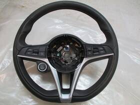 235-10547 Alfa Romeo 18 19 Stelvio Heated Black Leather Steering Wheel Oem Lkq