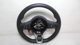 235-10548 Alfa Romeo 2020-2024 Stelvio Leather Steering Wheel Heated With Start Stop Oem