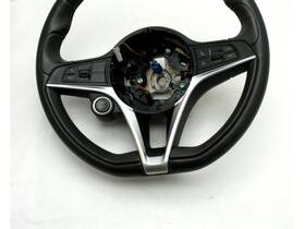 235.al1g19 Alfa-romeo Giulia Steering Wheel Leather Black Fits 2017-2024 17 18 19 20 21 22
