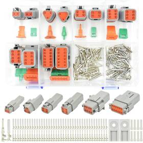 Ip67 Alfoci 670724583983 116 Pcs Deutsch Connector Kit Waterproof Electrical Connectors For