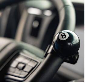 Allison 076040083594 8 Ball Steering Wheel Spinner Knob