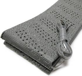 Atb-356 Alltopbargains Grey Universal Steering Wheel Cover Lace-on Cushion Grip Variable