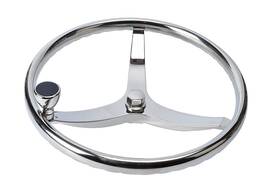 Am38-7319srf1-1 Amarine Made Am38-7319srf1-1/2 3 Spoke 13-1/2 Inch Dia Boat Stainless Steel Steering Wheel For Teleflex Cable Helm