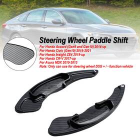 C160-a046-b Amotopart 2pcs Steering Wheel Paddle Shifter Extension Fit Honda Accord 2014-2019