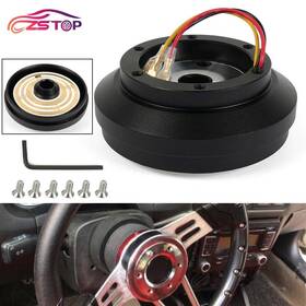 Qr043 Annx New Steering Wheel 6-hole Short Thin Hub Adapter Kit 174h For Ford Mustang 84-04