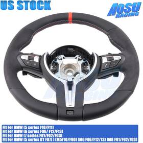Sw009 Aosuracing For Bmw 5 Series F10/f11 6 F06/f12/f13 F01 F02 F03 Steering Wheel Leather