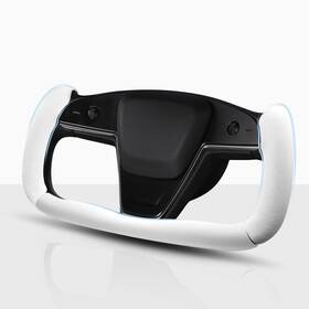 Tsyo-na-c3wt Aotoyou Steering Wheel Cover For Tesla Yoke Car