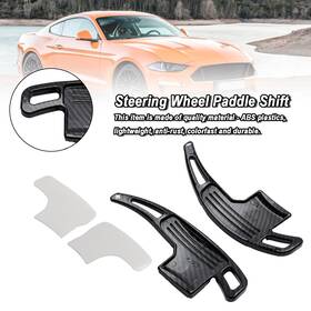 C160-a058-b Areyourshop Carbon Style Paddle Shifter Trim Accessories Fit Ford Mustang 2015-23 Black