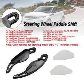 C160-a059-a Areyourshop Carbon Fiber Style Steering Wheel Shift Paddle Shifter Fits Jaguar Xf Xel F-type