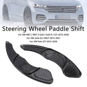 C160-a060-a Artudatech Carbon Look Steering Wheel Paddle Shifter Extension Covers Fit Vw Mk7 Golf