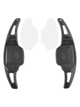 C160-p002-d Artudatech Steering Wheel Paddle Shifter Extensions Covers For Cadillac Xt5 16-18 Black