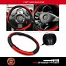 Asf11601704r Black Red Pvc Leather Car Steering Wheel Cover New Brand