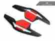 Au-0001-sb Autotecknic Matte Black Competition Shift Levers Paddles Audi Q5 Q7 Tt Rs4 Rs5 Rs6 R8 Dsg