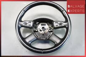 3054081 Audi 2009-2012 Q5 Front Left Side Steering Wheel Without Cruise Switch Black Oem
