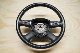 34025205b Audi Steering Wheel 4 Spoke Leather With Controls 2009-2011 A4