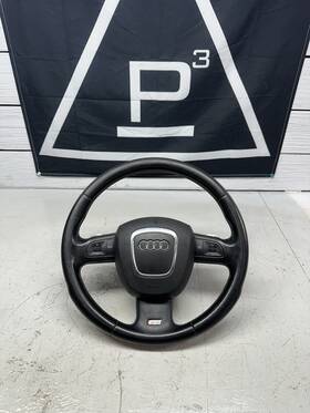 4e0419091db Audi 2008-2010 S8 Multi Function Tiptronic Steering Wheel