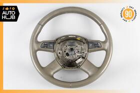 4f0419091ahn60 Audi 07-09 Q7 4l Steering Wheel Brown Oem