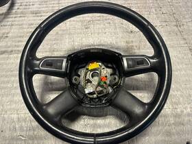 4f0419091db Audi 4f0419091d 2006-2011 A6 Quattro 4-spoke Steering Wheel Leather Black Oem