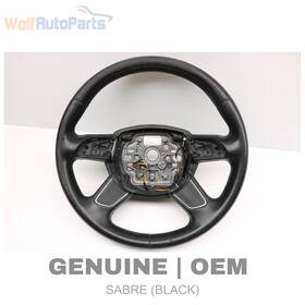 4g0419091n Audi 2012-2017 A6 Quattro - 4-spoke Heated Leather Steering Wheel