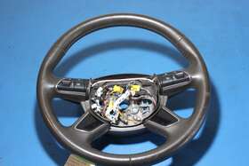 4h0419091e Audi 2011-2014 A8 Steering Wheel With Paddle Shifters Brown 4h0 419 091 Oem
