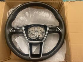 4k0419091 Audi 2019 - 2024 A6 Steering Wheel Black Leather With Switch Button Oem