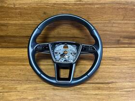 4ke419091rinu Audi 2022-2025 A6 C8 Leather Steering Wheel With Button Black Oem Note