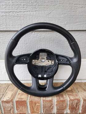 4l0419091ak Audi Q3 Q5 Q7 Steering Wheel S-line Oem Genuine Perforated
