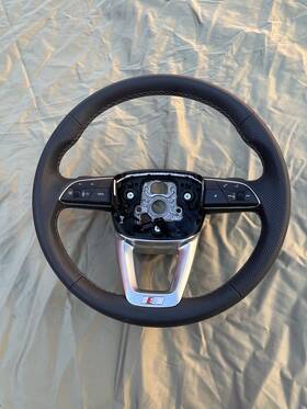 4m8419091alq Audi 4m8419091al 2021 2025 Sq7 Sq8 Q8 Steering Wheel Quart Heated Black/gray