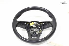 62732370 Audi 2015-2020 A3 8v Front Left Driver Steering Column Ring Leather Black Oem